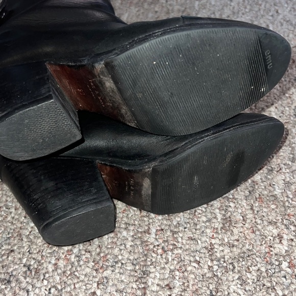 Rag & Bone black leather ankle boots size 8 (38) - Picture 8 of 14